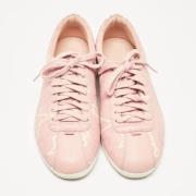 Pre-owned Leather sneakers Gucci Vintage , Pink , Dames