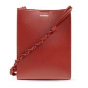 Tangle Kleine schoudertas met logo Jil Sander , Red , Dames