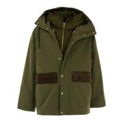 Heren Oliver Parka met Afneembare Binnenkant Husky Original , Green , ...