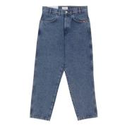 Denim Heren Jeans met Ritssluiting Amish , Blue , Heren