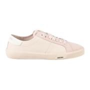 Leren Sneakers met Rubberen Zool Diesel , White , Dames