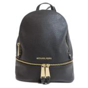 Pre-owned Leather backpacks Michael Kors Pre-owned , Black , Dames