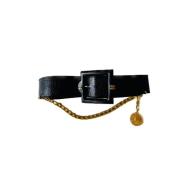 Pre-owned Fabric belts Chanel Vintage , Black , Dames