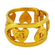 Pre-owned Metal chanel-jewelry Chanel Vintage , Yellow , Dames