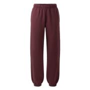 Bordeaux Jogger Broek Anine Bing , Purple , Dames