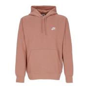 Sportswear Club Fleece Hoodie Mineral Clay Nike , Pink , Heren