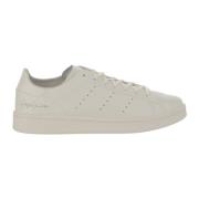 Leren sneakers met ronde neus Y-3 , White , Dames