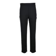 Elegante Stretch Broek Max Mara Studio , Black , Dames