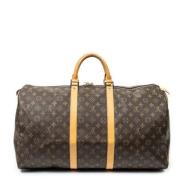 Pre-owned Canvas travel-bags Louis Vuitton Vintage , Brown , Dames