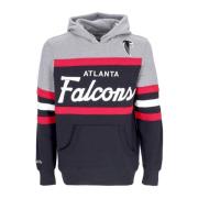 Atlanta Falcons NFL Headcoach Hoodie Zwart Mitchell & Ness , Black , H...