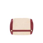 Pre-owned Leather clutches Hermès Vintage , Beige , Dames