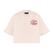 Gestreept T-shirt Amiri , Pink , Dames