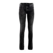 Heren Slim Fit Jeans Diesel , Gray , Heren