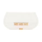 Greca Goddess Leren Pouch Versace , White , Dames