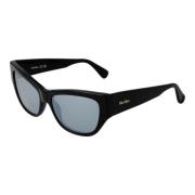 Zwarte Dames Cat Eye Zonnebril Max Mara , Black , Dames