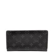 Pre-owned Canvas wallets Louis Vuitton Vintage , Black , Dames