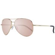 Gouden Aviator Zonnebril Serengeti , Yellow , Unisex