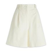 Bermuda Shorts voor Stijlvolle Zomerlook Max Mara Weekend , White , Da...