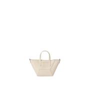 Ivoor Tote Tas met Monile Details Brunello Cucinelli , Beige , Dames