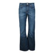 Flared Jeans Department Five , Blue , Dames