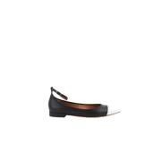 Pre-owned Leather flats Givenchy Pre-owned , Black , Dames