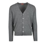 Luxe Cashmere Cardigan Ballantyne , Gray , Heren