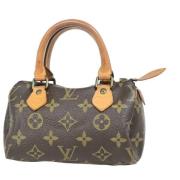 Pre-owned Canvas louis-vuitton-bags Louis Vuitton Vintage , Brown , Da...