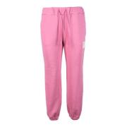 Katoenmix Casual Broek Please , Pink , Dames