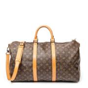 Pre-owned Canvas travel-bags Louis Vuitton Vintage , Brown , Dames