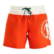 Boardshorts voor mannen voor zomerstijl Bikkembergs , Orange , Heren