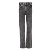 Zwarte Straight-Leg Jeans Federica Tosi , Gray , Dames