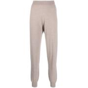 Gebreide Dove Grey Broek Fabiana Filippi , Gray , Dames