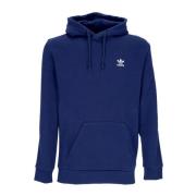 Nacht Indigo Trefoil Hoody Lange Mouw Adidas , Blue , Heren