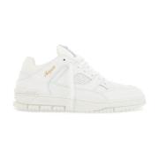 Vintage Basketbalstijl Lage Sneaker Axel Arigato , White , Heren