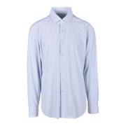 Elegante Shirt met Stretchstof Xacus , Blue , Heren