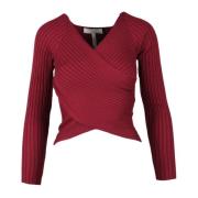 Stijlvolle Gebreide Top Guess , Red , Dames