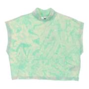 Tie-dye High Neck Tank Top Nike , Green , Dames