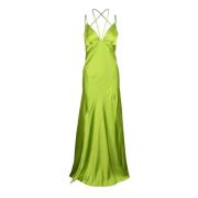 Elegante Damesjurk Polyester Pinko , Green , Dames