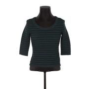 Pre-owned Viscose tops Alaïa Pre-owned , Green , Dames