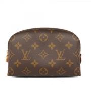 Pre-owned Fabric pouches Louis Vuitton Vintage , Brown , Dames