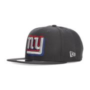 NY Giants Grafiet Snapback Hoed New Era , Gray , Unisex