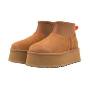 Mini Dipper Klassieke Stijl Laars UGG , Brown , Dames