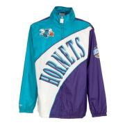 NBA Gebogen Windbreaker Jas Mitchell & Ness , Multicolor , Heren