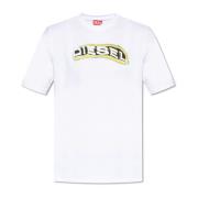 T-shirt T-Adjust-R4 Diesel , White , Heren