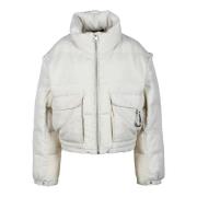 Puffer Jacket Calvin Klein Jeans , Beige , Dames