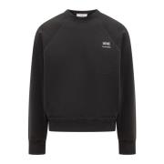 Stijlvolle Crew Neck Sweatshirt Ami Paris , Black , Heren