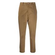 Flat Front Casual Beige Broek Polo Ralph Lauren , Beige , Dames