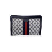 Pre-owned Leather clutches Gucci Vintage , Multicolor , Dames