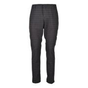 Katoenmix Slim Fit Broek Dondup , Gray , Heren