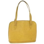 Pre-owned Leather louis-vuitton-bags Louis Vuitton Vintage , Yellow , ...